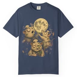 Chef Moon Circle t-shirt in Midnight, thumbnail 1