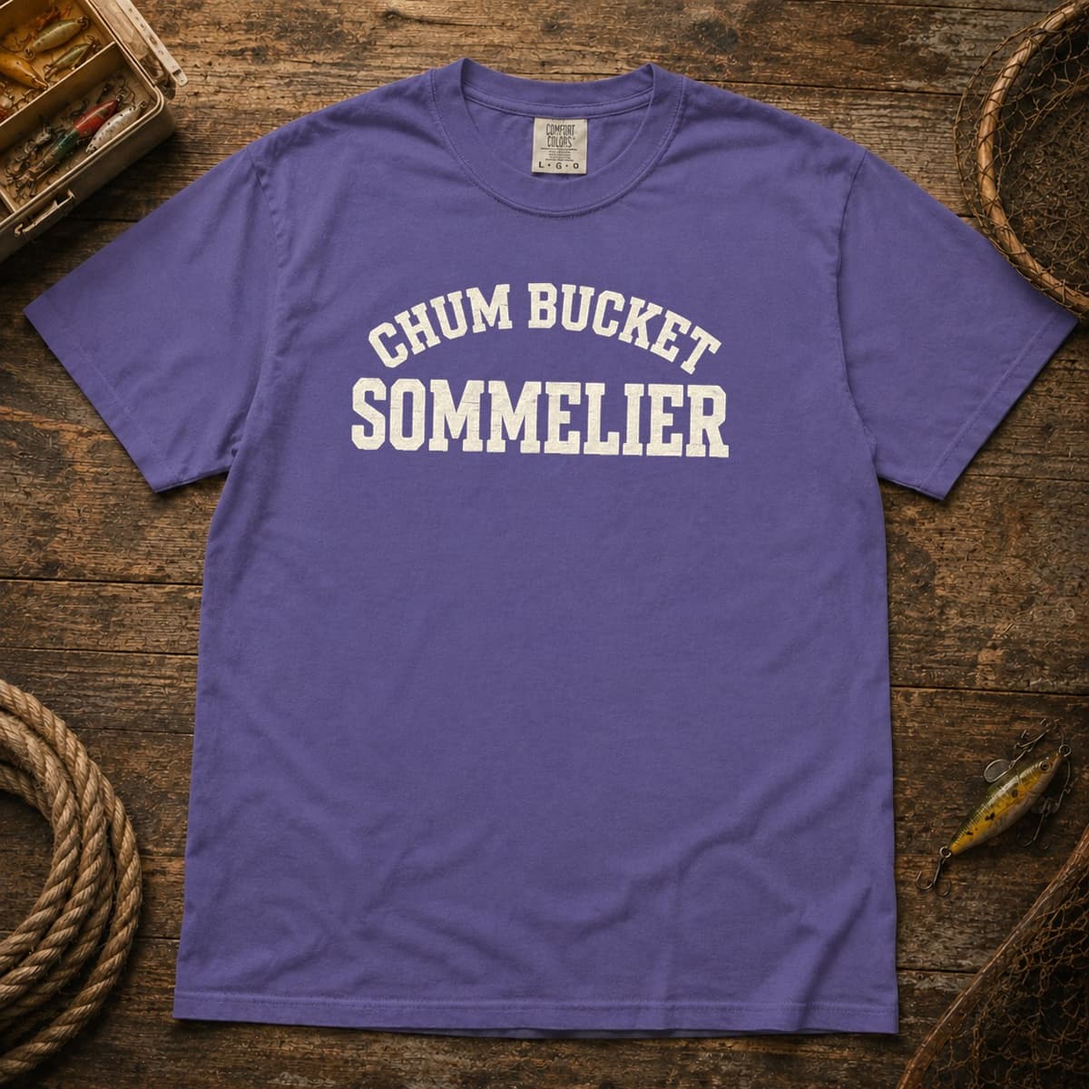 Chum Bucket Sommelier t-shirt in Espresso, photo 4