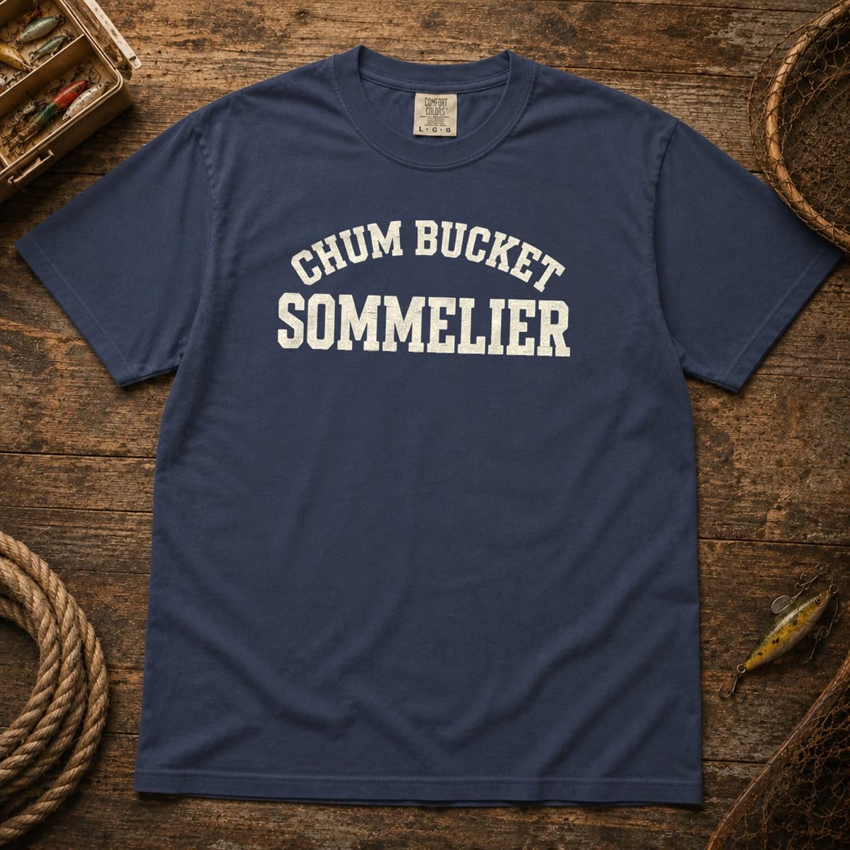 Chum Bucket Sommelier t-shirt in Espresso, photo 10
