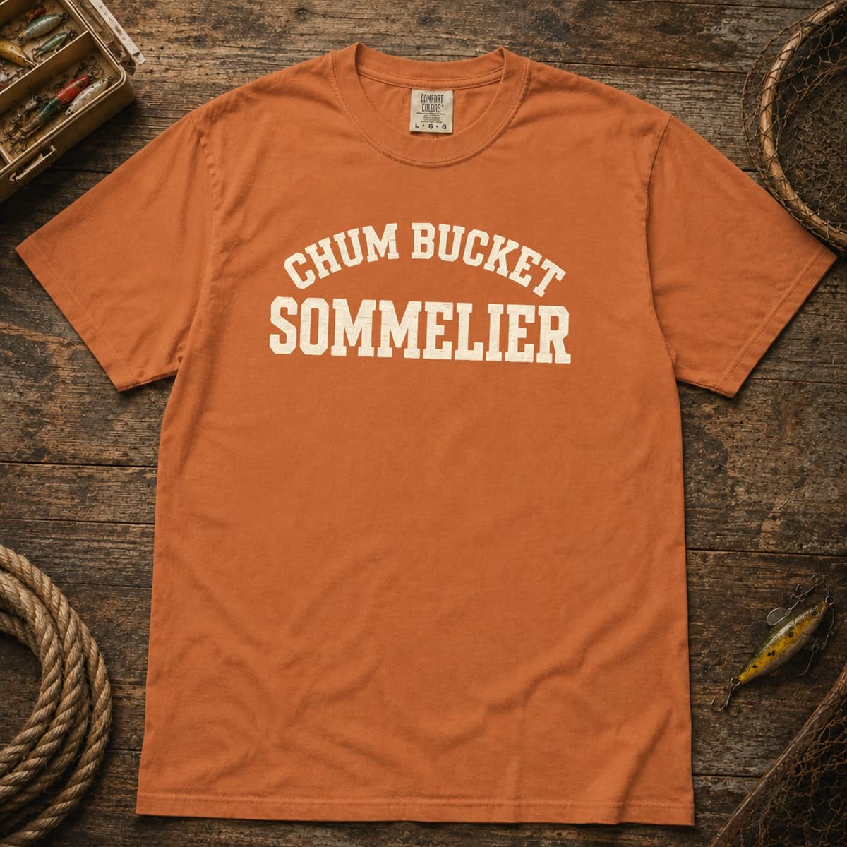 Chum Bucket Sommelier t-shirt in Espresso, photo 5