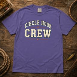 Circle Hook Crew t-shirt in Black, thumbnail 6