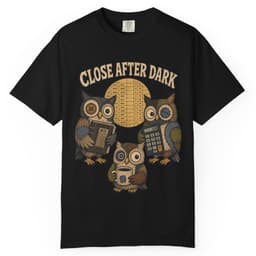 Close After Dark t-shirt in Black, thumbnail 1