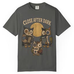 Close After Dark t-shirt in Black, thumbnail 4