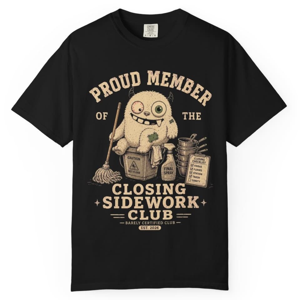 Closing Sidework Member t-shirt in Espresso, photo 2