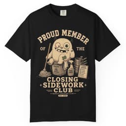 Closing Sidework Member t-shirt in Espresso, thumbnail 2