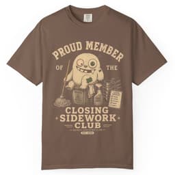 Closing Sidework Member t-shirt in Espresso, thumbnail 1
