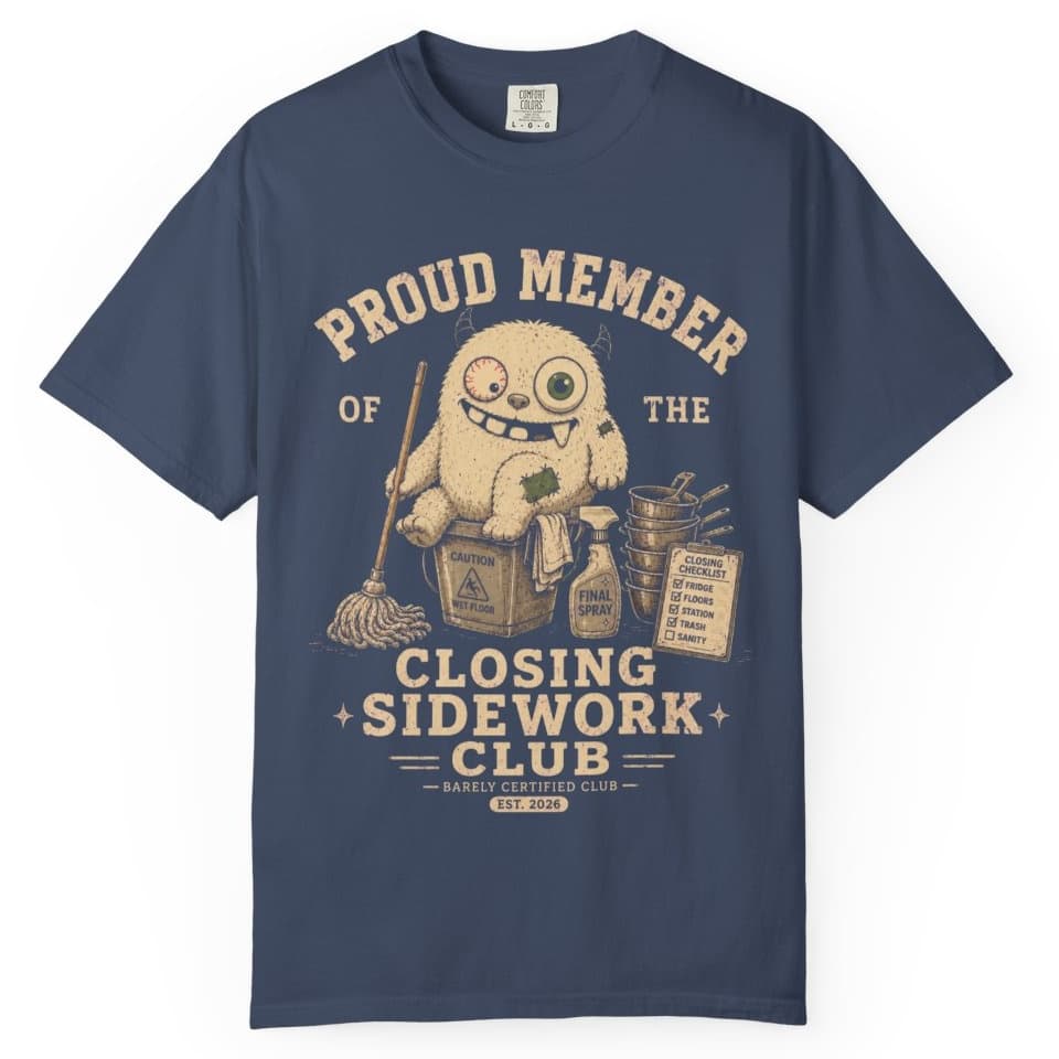 Closing Sidework Member t-shirt in Espresso, photo 3