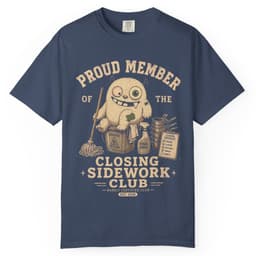 Closing Sidework Member t-shirt in Espresso, thumbnail 3
