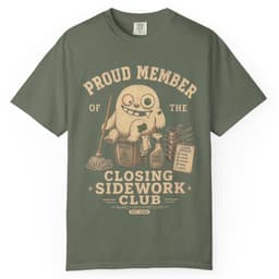 Closing Sidework Member t-shirt in Espresso, thumbnail 5