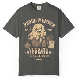 Closing Sidework Member t-shirt in Espresso, thumbnail 4