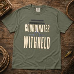 Coordinates Withheld t-shirt in Granite, thumbnail 4