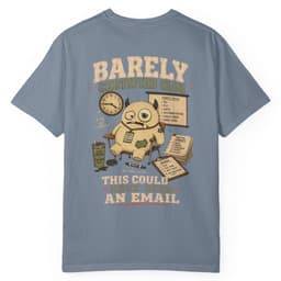 Email Meeting Survivor t-shirt in Pepper, thumbnail 13