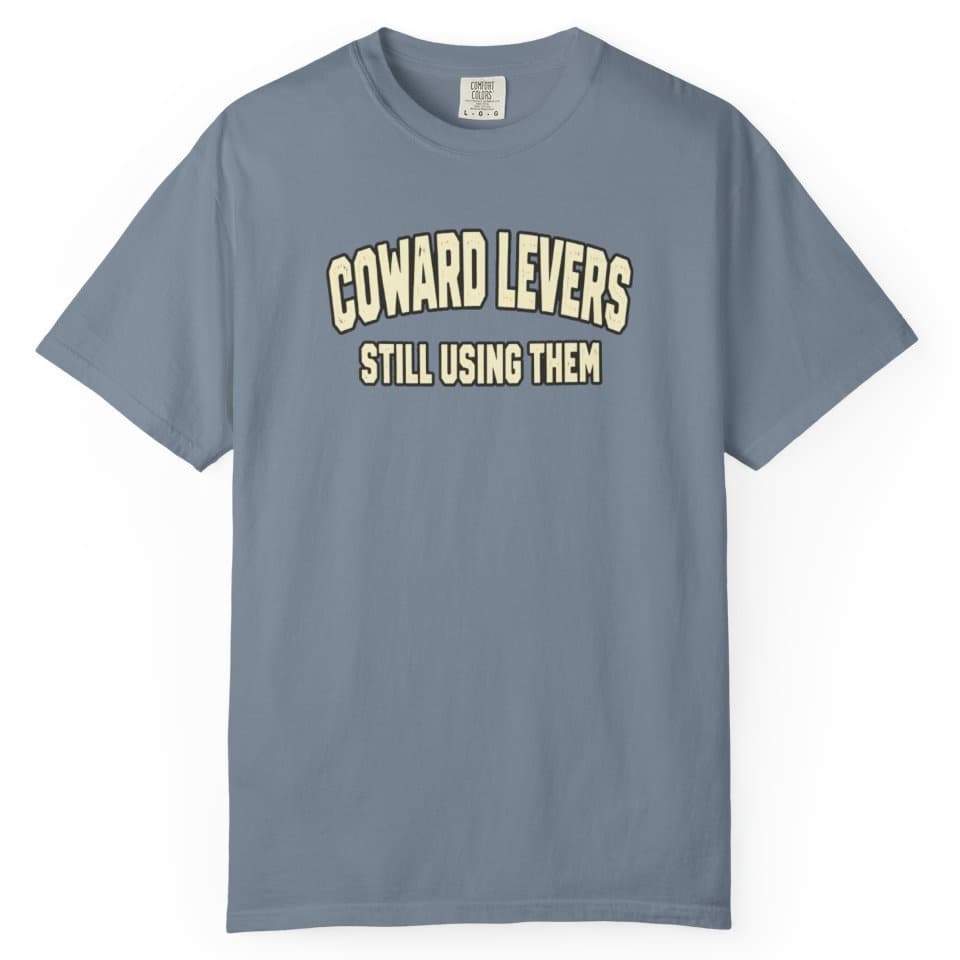 Coward Levers Engaged Tee t-shirt in Black, photo 9
