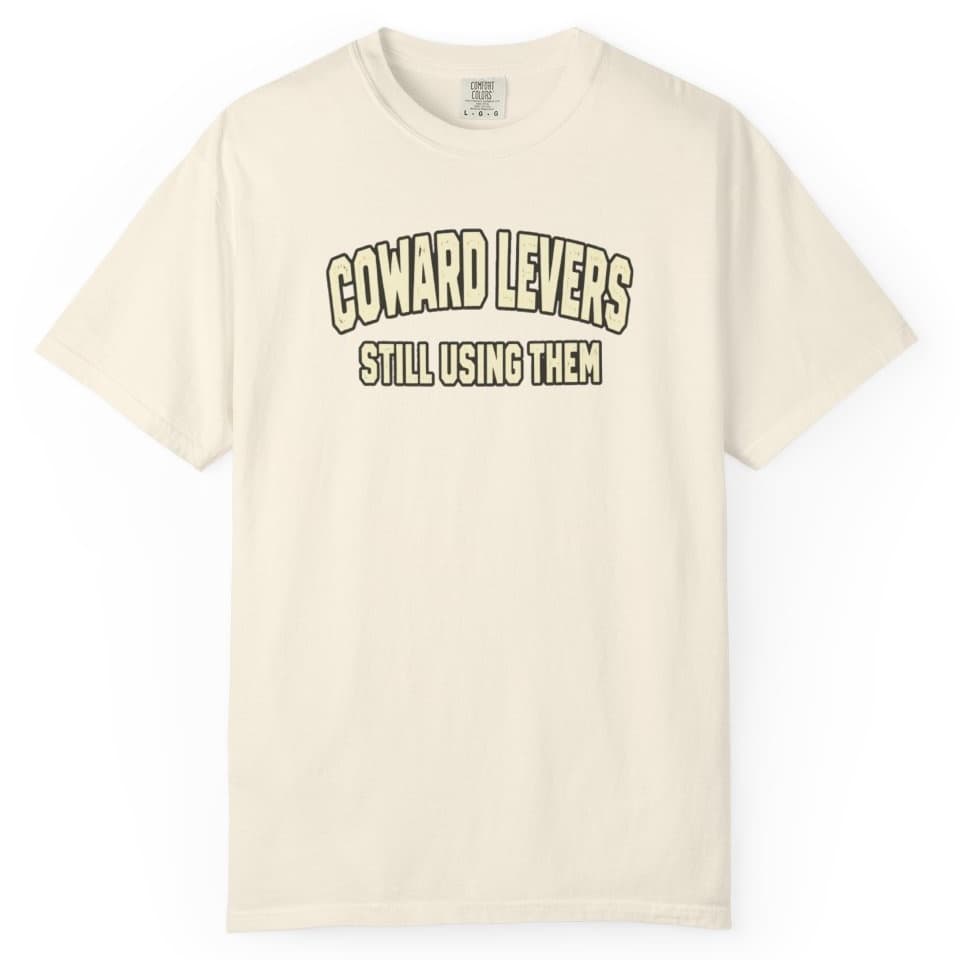 Coward Levers Engaged Tee t-shirt in Black, photo 11