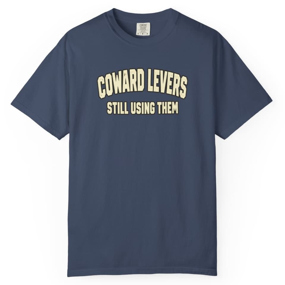 Coward Levers Engaged Tee t-shirt in Black, photo 2