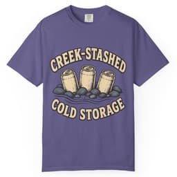 Creek-Stashed Cold Storage Tee t-shirt in Moss, thumbnail 7