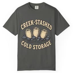 Creek-Stashed Cold Storage Tee t-shirt in Moss, thumbnail 5