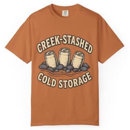 Creek-Stashed Cold Storage Tee t-shirt in Moss, thumbnail 12
