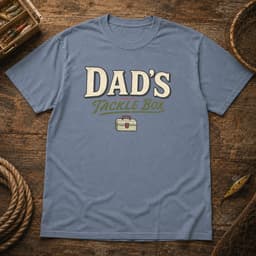 Dad's Tackle Box t-shirt in Black, thumbnail 5