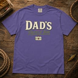 Dad's Tackle Box t-shirt in Black, thumbnail 3