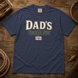 Dad's Tackle Box t-shirt in Black, thumbnail 2