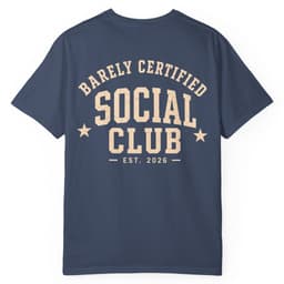 Almost Knowing Dept t-shirt in Midnight, thumbnail 1