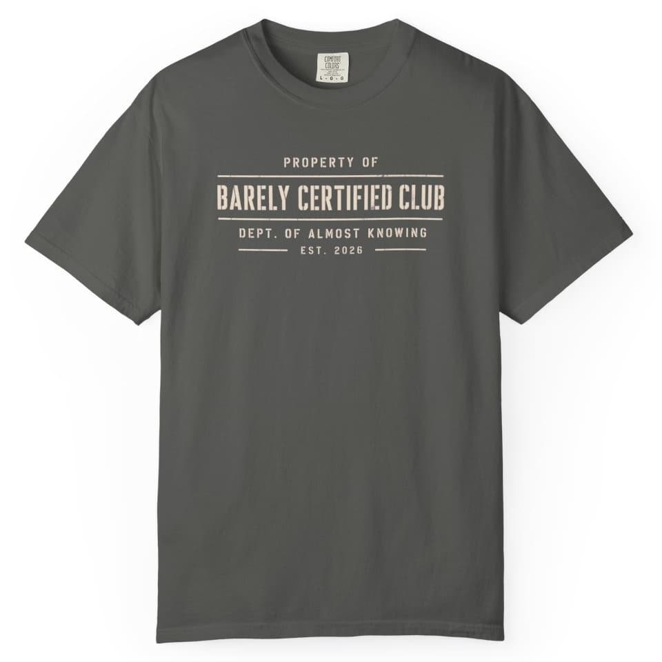 Almost Knowing Dept t-shirt in Midnight, photo 8