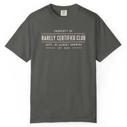 Almost Knowing Dept t-shirt in Midnight, thumbnail 8
