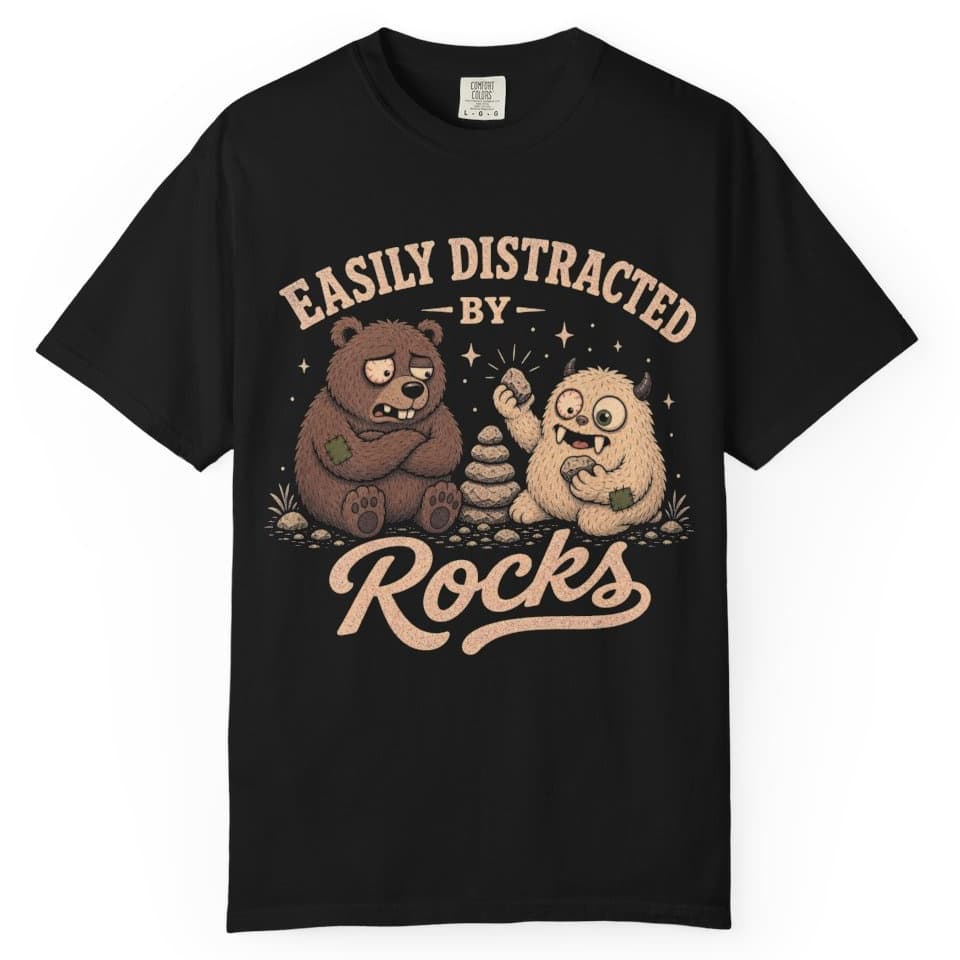 Rock Distraction Unit t-shirt in Black, photo 1