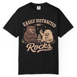 Rock Distraction Unit t-shirt in Black, thumbnail 1