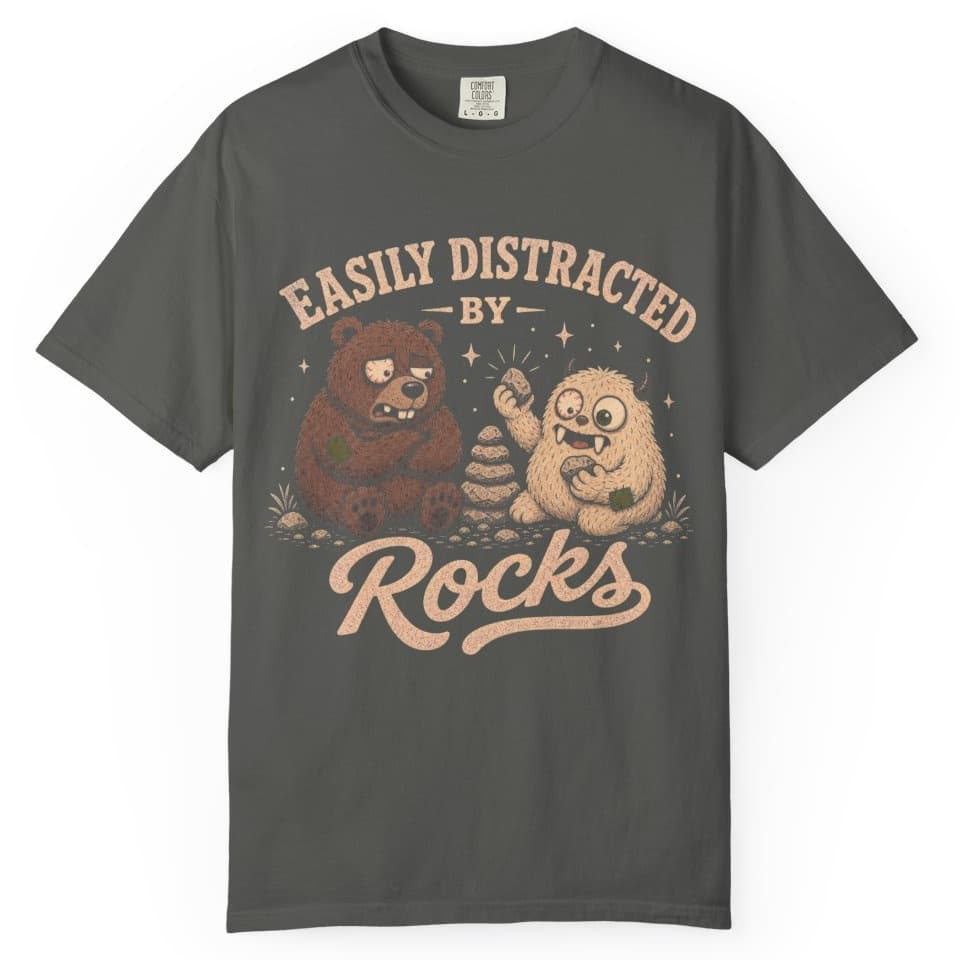 Rock Distraction Unit t-shirt in Black, photo 4