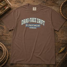 Drag-Free Drift Department t-shirt in Black, thumbnail 2