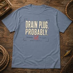 Drain Plug. Probably. t-shirt in Black, thumbnail 8