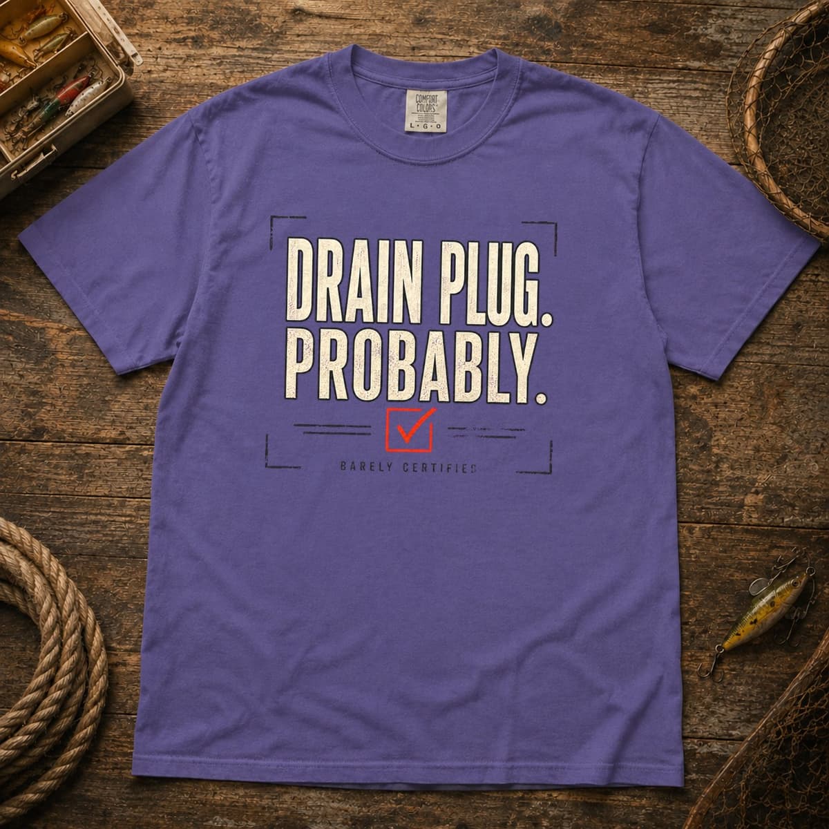 Drain Plug. Probably. t-shirt in Black, photo 6