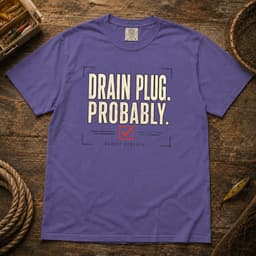 Drain Plug. Probably. t-shirt in Black, thumbnail 6