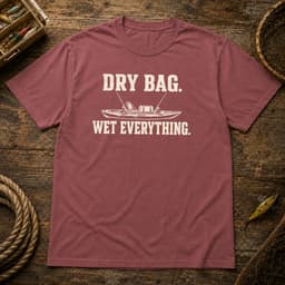 Dry Bag. Wet Everything. t-shirt in Espresso, thumbnail 3