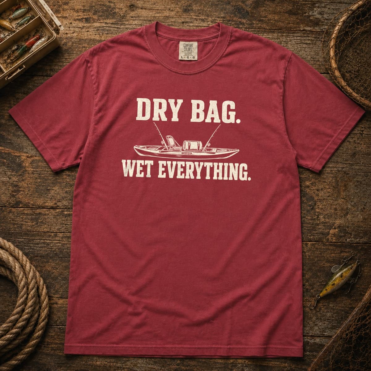 Dry Bag. Wet Everything. t-shirt in Espresso, photo 6