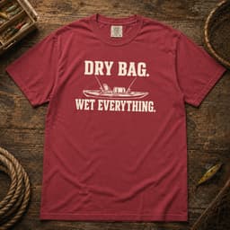 Dry Bag. Wet Everything. t-shirt in Espresso, thumbnail 6