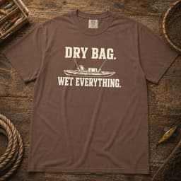 Dry Bag. Wet Everything. t-shirt in Espresso, thumbnail 1