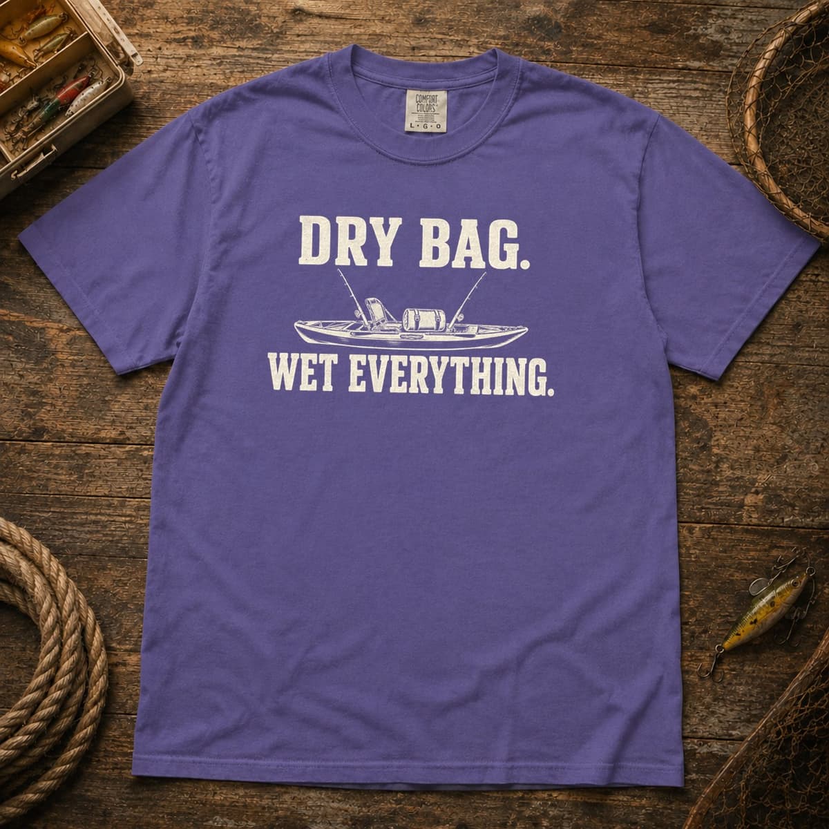 Dry Bag. Wet Everything. t-shirt in Espresso, photo 4