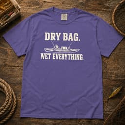 Dry Bag. Wet Everything. t-shirt in Espresso, thumbnail 4