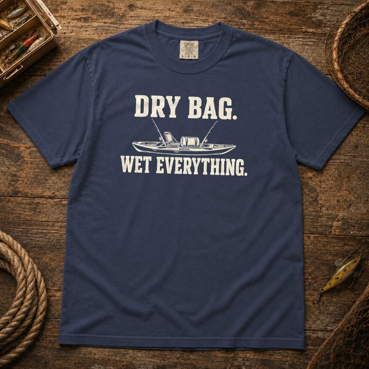 Dry Bag. Wet Everything. t-shirt in Espresso, photo 10