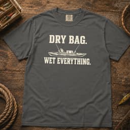 Dry Bag. Wet Everything. t-shirt in Espresso, thumbnail 11