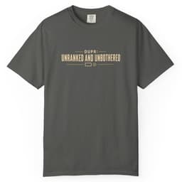 DUPR: Unranked And Unbothered t-shirt in Granite, thumbnail 4