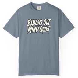 Elbows Out Mind Quiet Tee t-shirt in Pepper, thumbnail 9