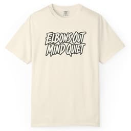 Elbows Out Mind Quiet Tee t-shirt in Pepper, thumbnail 11