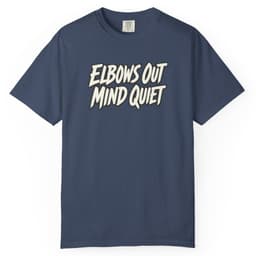 Elbows Out Mind Quiet Tee t-shirt in Pepper, thumbnail 3