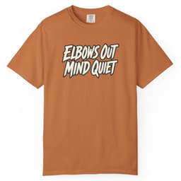 Elbows Out Mind Quiet Tee t-shirt in Pepper, thumbnail 12