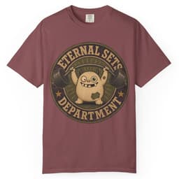 Eternal Sets Dept t-shirt in Brick, thumbnail 1