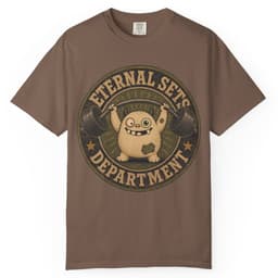 Eternal Sets Dept t-shirt in Brick, thumbnail 4